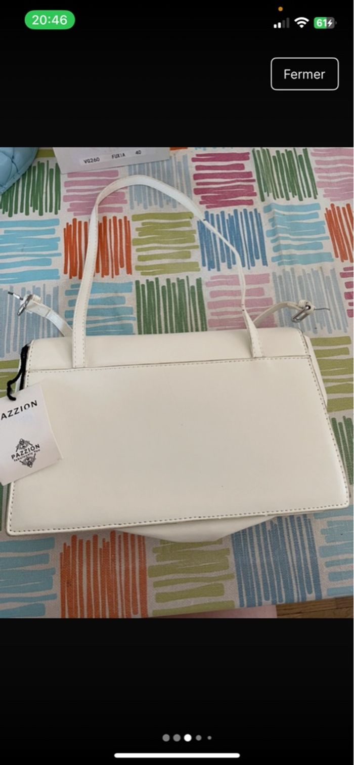 Sac à main blanc - photo numéro 2