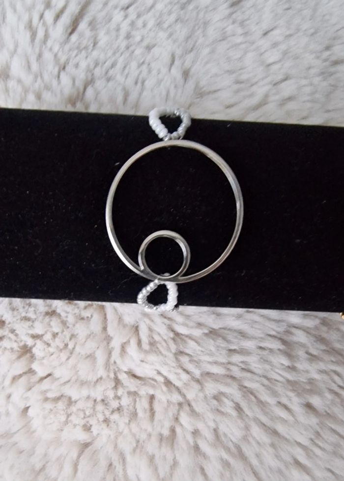 Bracelet en acier inoxydable argenté - photo numéro 4