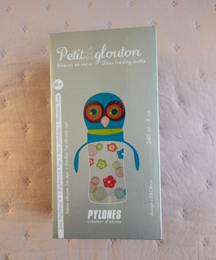Biberon/ gourde apprentissage perroquet