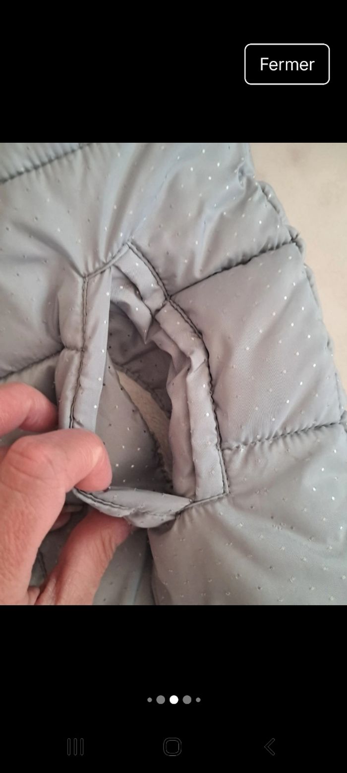 Doudoune manteau grise sergent major 3 ans - photo numéro 8