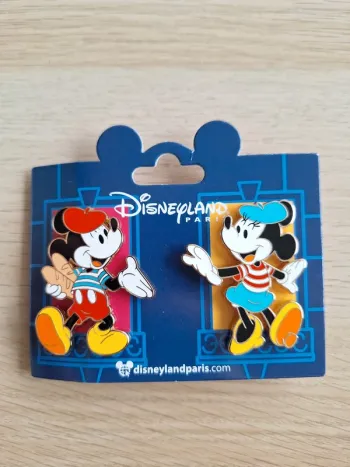 Pins Disneyland Paris – Mickey & Minnie (set de 2)