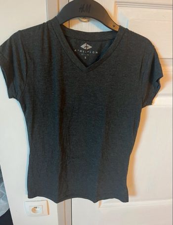 T-shirt gris anthracite 