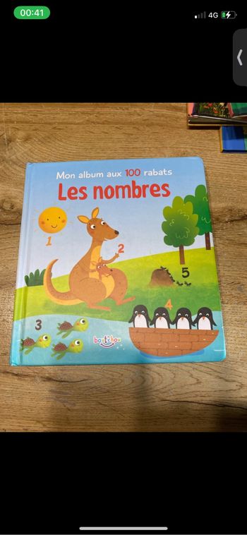 Livre mon album aux 100 rangs les nombres