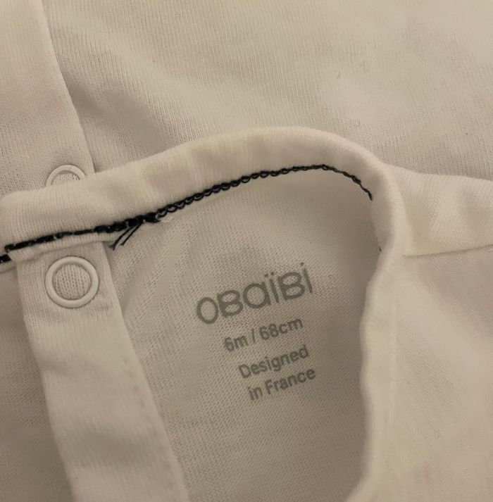 T-Shirt Blanc Obaïbi - photo numéro 4