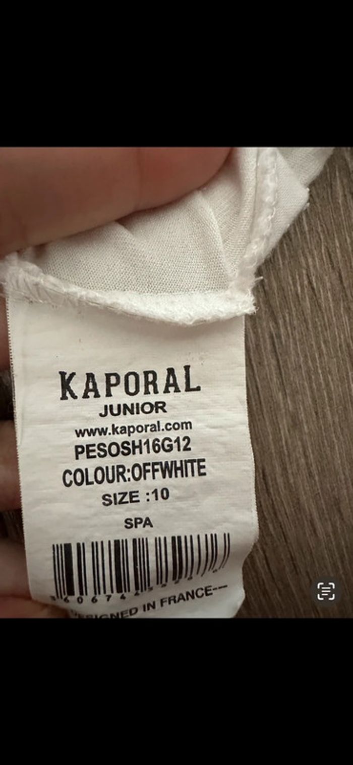 T-shirt fin ML Kaporal 10 ans - photo numéro 4
