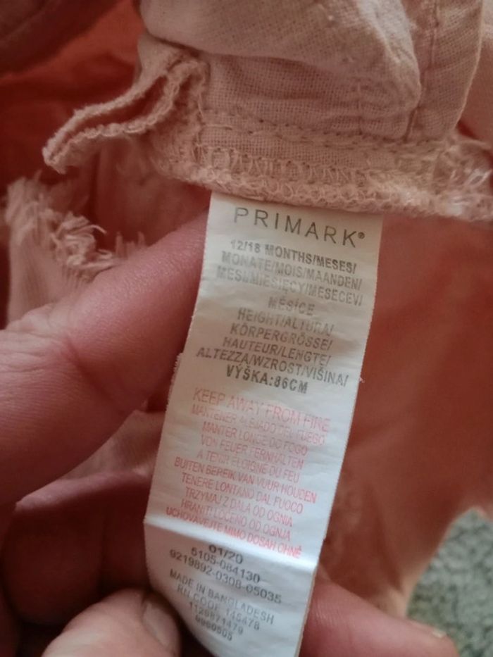 Combishort 12-18 mois rose tendre c48 - photo numéro 7