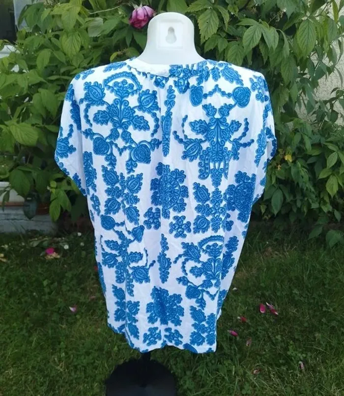 tunique taille XL - H&M - coton / viscose - photo numéro 3