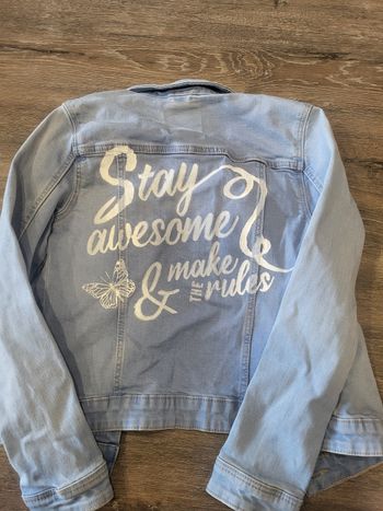 Veste en jean  fille c&a 10 ans