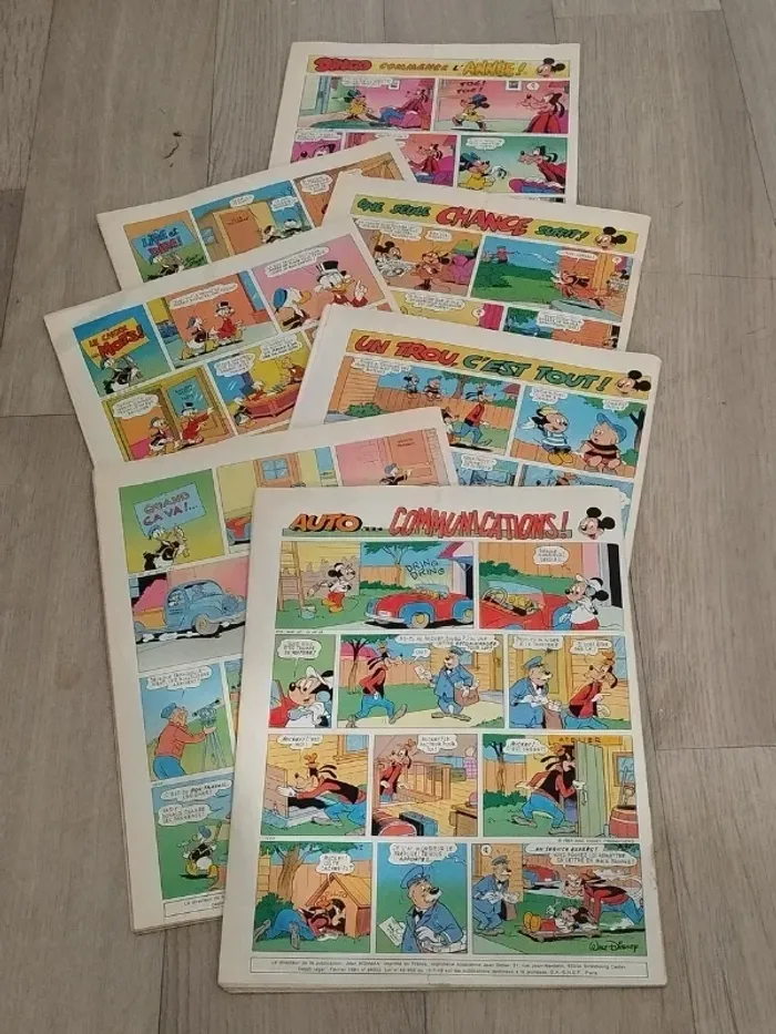 Lot Vintage 7 magazines Journal de Mickey année 1984 L060 - photo numéro 4