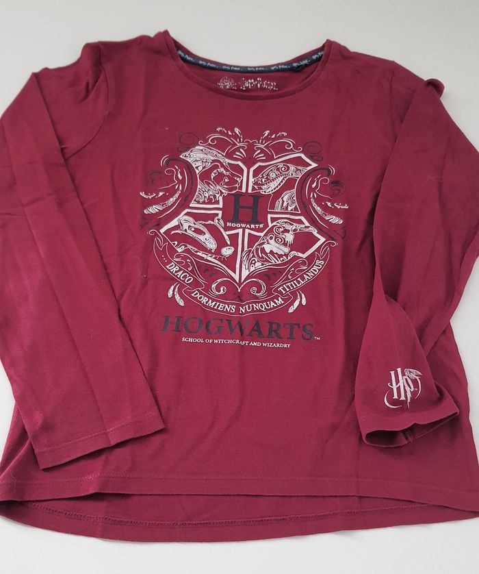 Tee-shirt manches longues Harry potter Bordeaux taille 10 ans - photo numéro 4