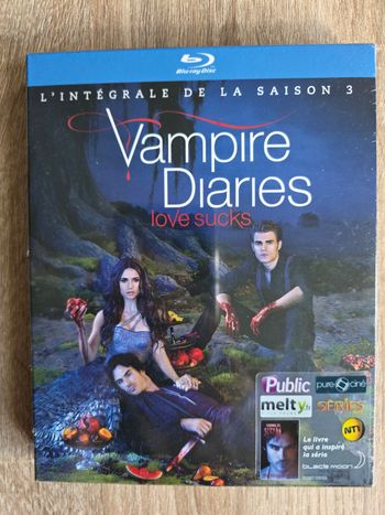 Blu ray the vampire diaries saison 3 sous blister