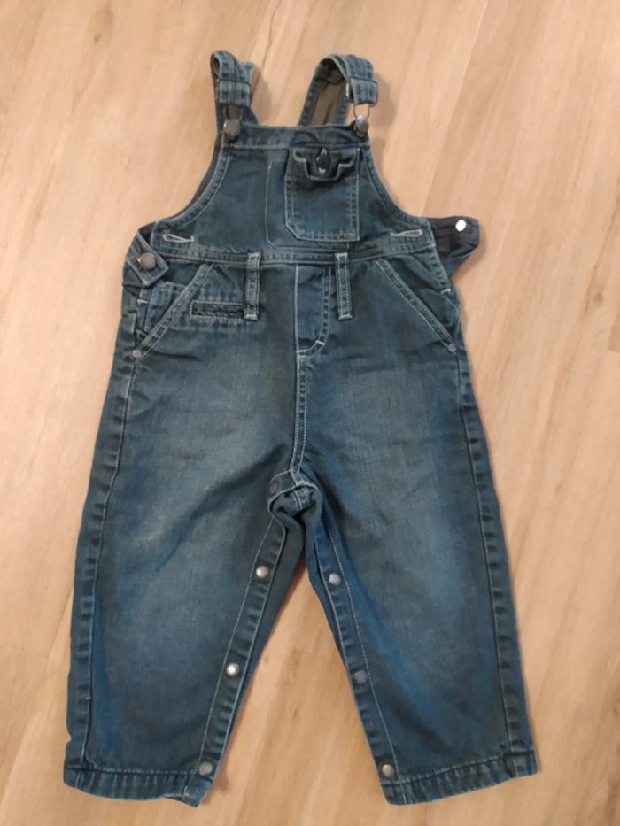 Salopette jeans grain de blé 2 ans - photo numéro 2