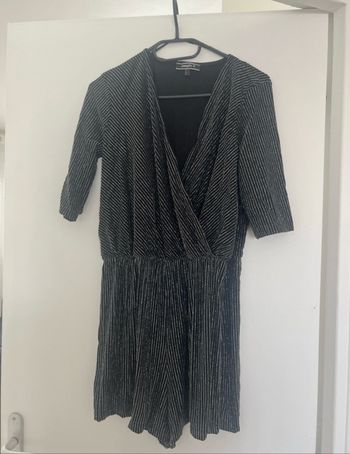 Combishort noir à paillettes