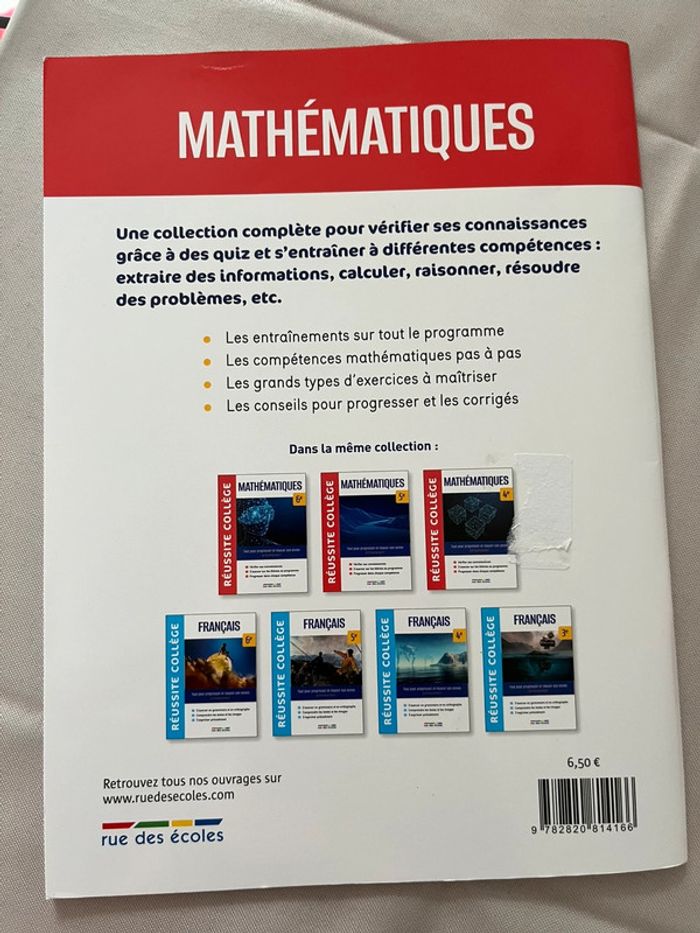 Lot de 3 livres révisions - brevet 3eme - neufs - photo numéro 3
