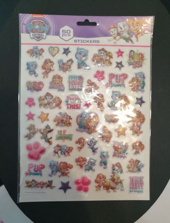 Stickers 3D Paw patrol violet
