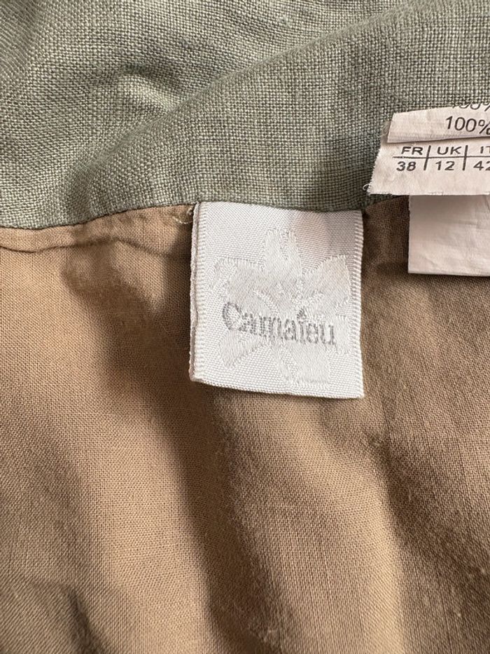 Jupe longue Camaïeu | Kaki | Taille 38 - photo numéro 3