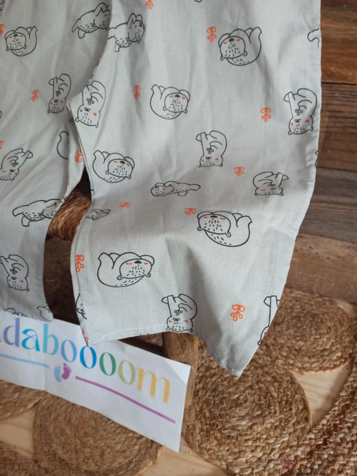 Salopette petit ours 3 ans fait main tbe - photo numéro 3