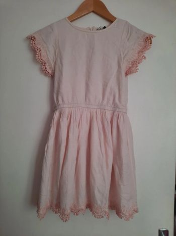 Robe rose 9/10ans 140cm