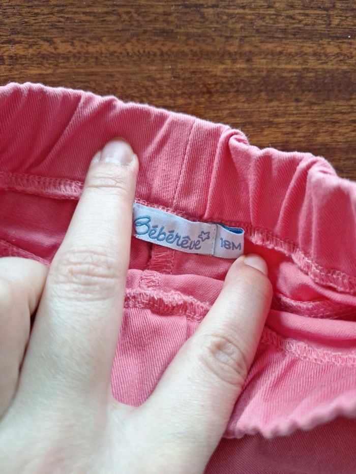 Pantalon rose clair Bébé rêve 18mois 80cm 👻 - photo numéro 3