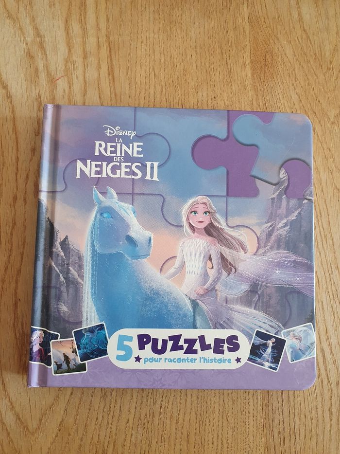 Livre puzzle La Reine des Neiges 2