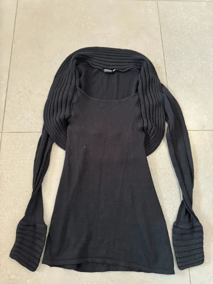 Robe noire Bodyflirt, taille 32/34, très bon état