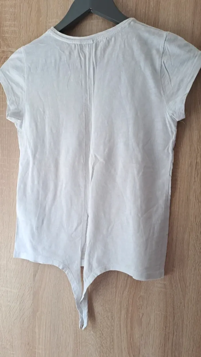 T shirt blanc taille 12 ans - photo numéro 2