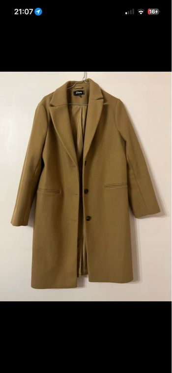 Manteau camel Etam