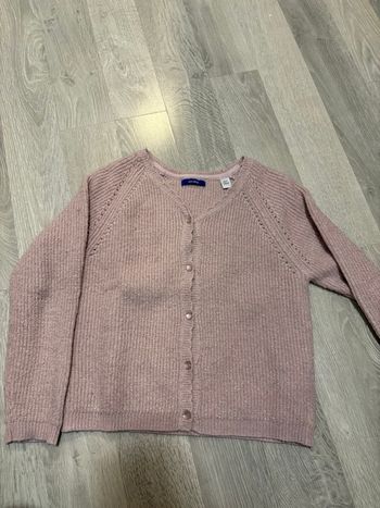 Gilet rose 8 ans