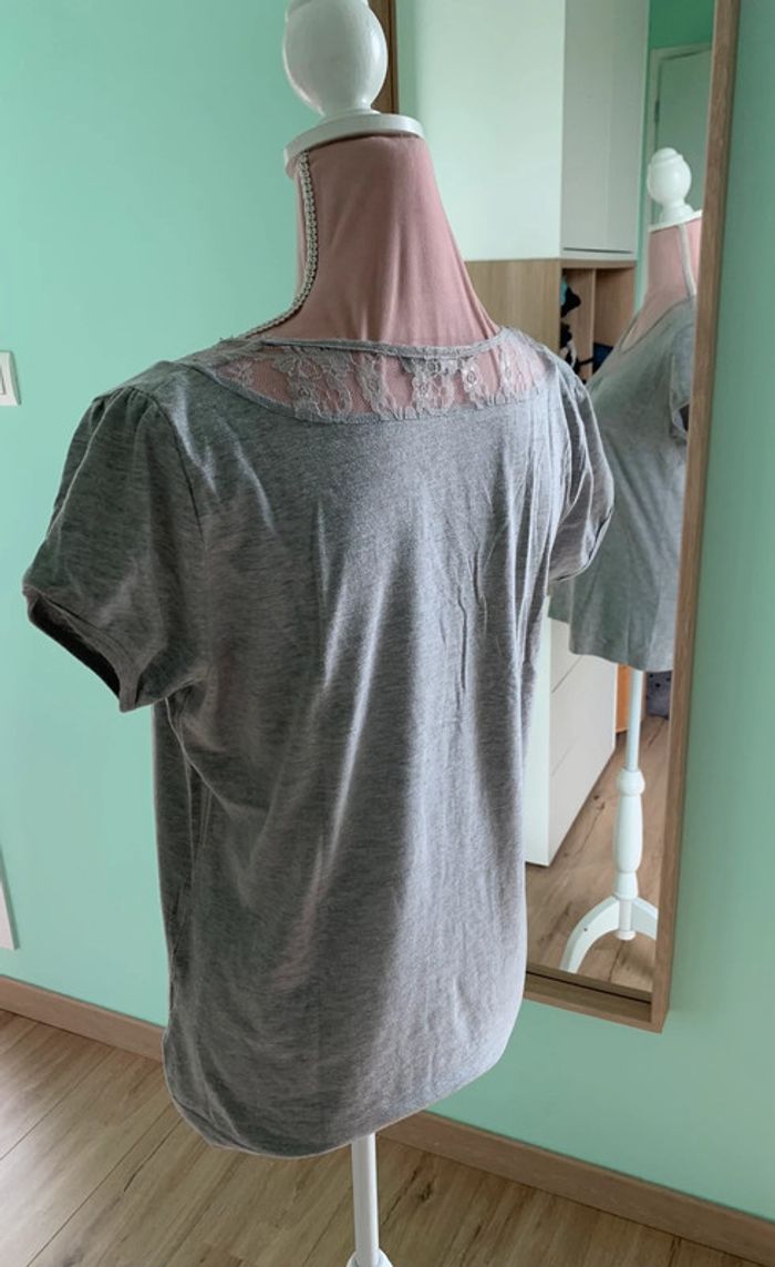 T-shirt gris femme - photo numéro 4