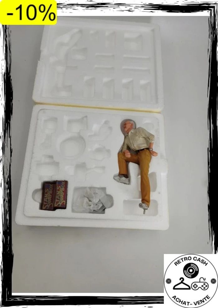 Iron Studio Pow! statuette 1/10 Art Scale Stan Lee statue résine 134249 - photo numéro 3