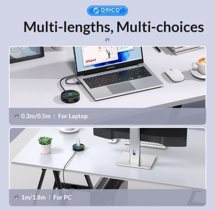 USB Hub Multi port USB pour Ordinateur charge et transfert de données - photo numéro 4