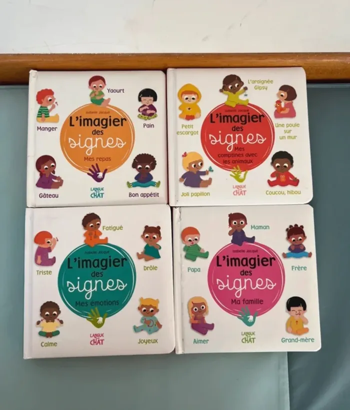 Lot de 4 livres L’imagier des signes en bon état - photo numéro 2