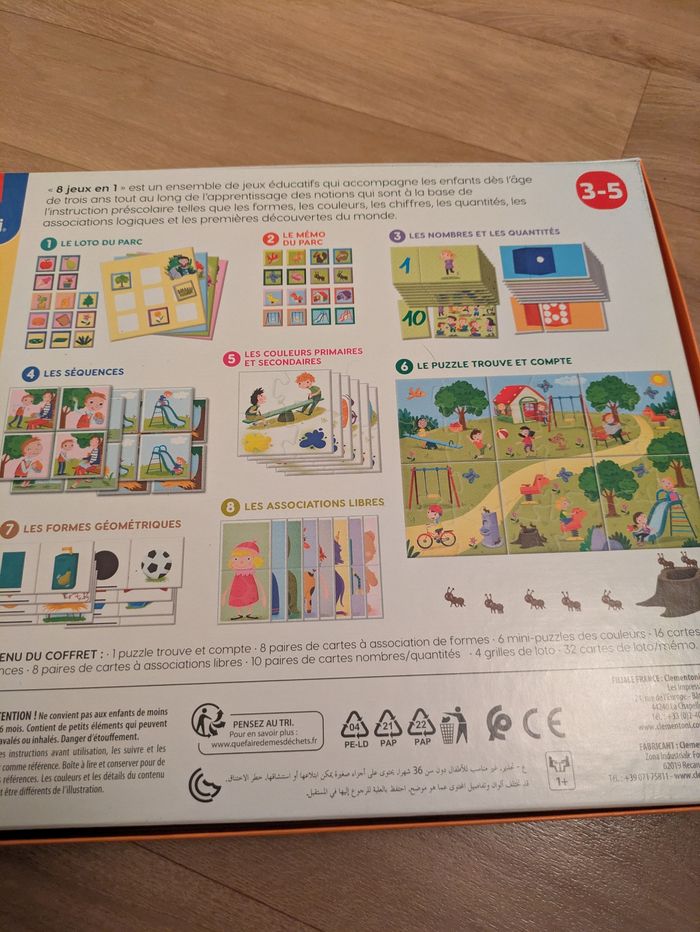 Coffret éducatif 8 jeux en 1 - photo numéro 2