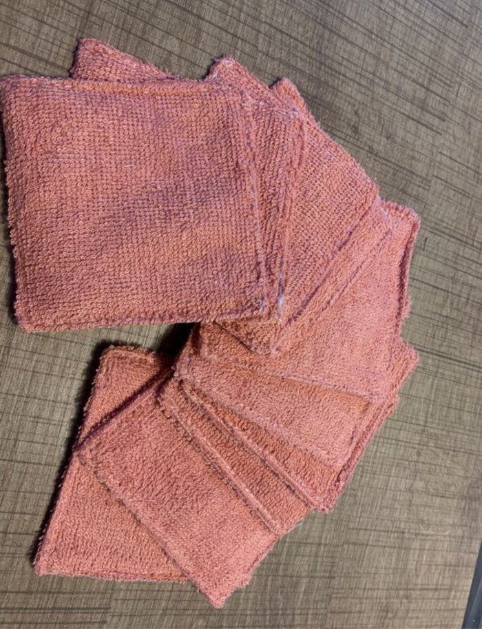 10 lingettes démaquillantes en coton bambou bio - photo numéro 4