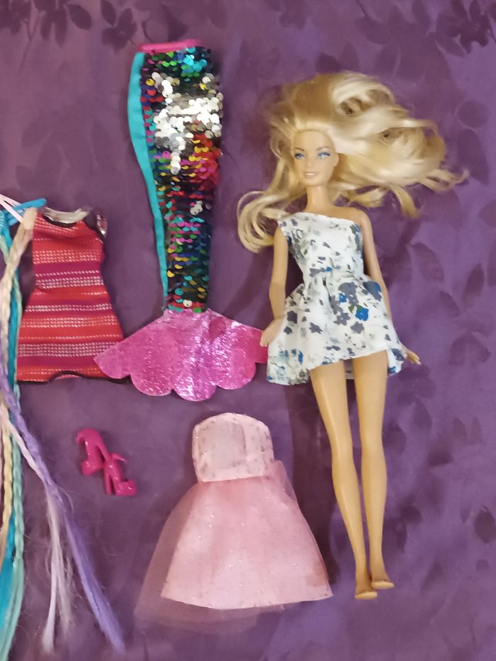 Lot barbie sirène - photo numéro 8