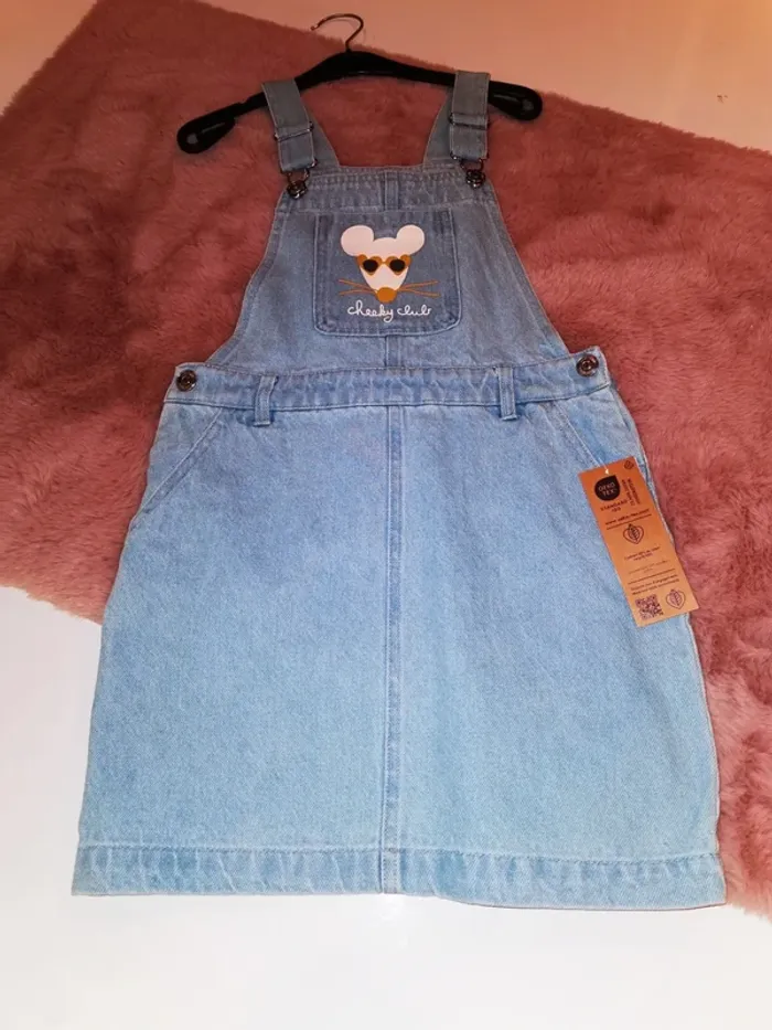 Robe salopette 10 ans