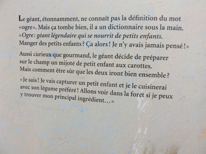 Album jeunesse 4-8 ans : Le géant, la fillette et le dictionnaire. (L'école des loisirs) - photo numéro 7