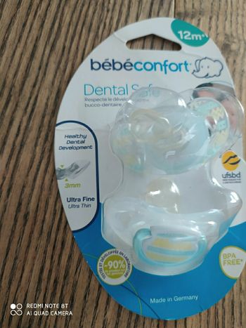Sucette dental safe bébé confort neuves