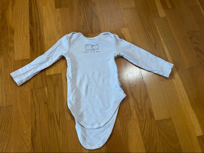 Lot de 2 bodies 9-12 mois 80 cm