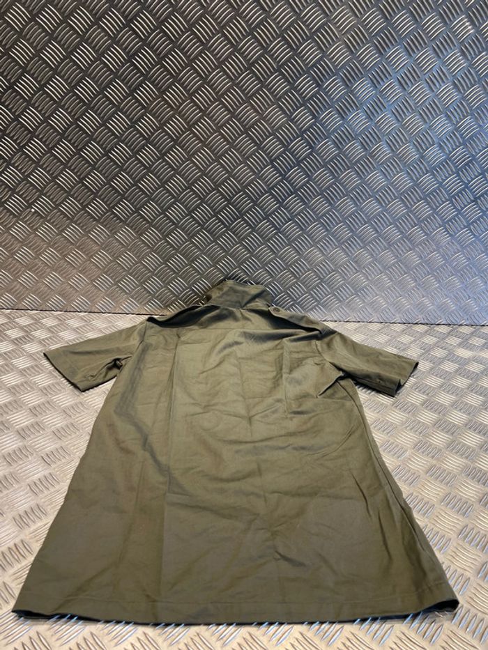 Chemise chemisette militaire vert kaki neuf j veynier paris 1986 taille 35 - 36 - photo numéro 3