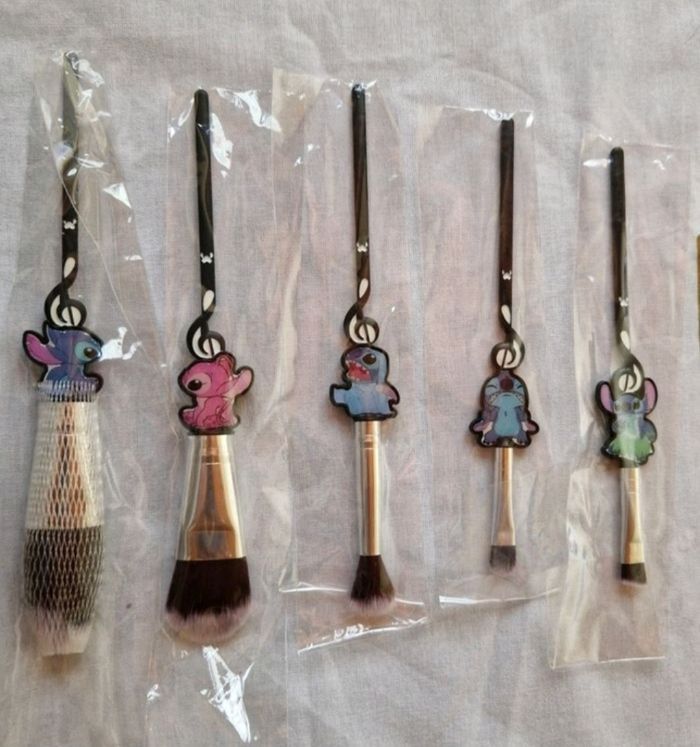 Lot de 5 pinceaux stitch noir - photo numéro 2