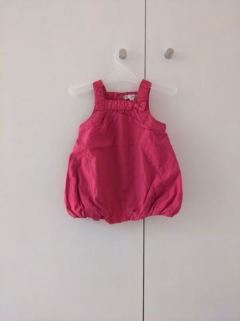 Robe couleur framboise 6 mois