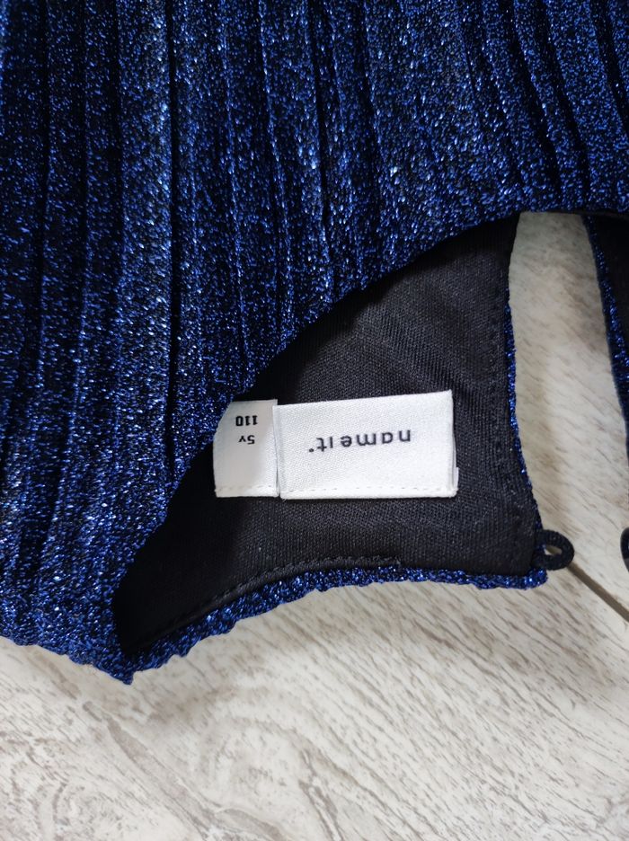 Robe bleue paillettes - photo numéro 2