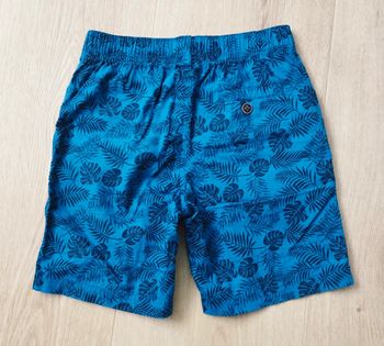 Short bermuda garçon bleu feuilles taille 6/7 ans Tex