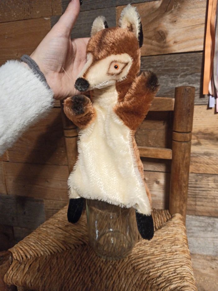 Peluche marionnette steiff vintage renard tbe - photo numéro 5