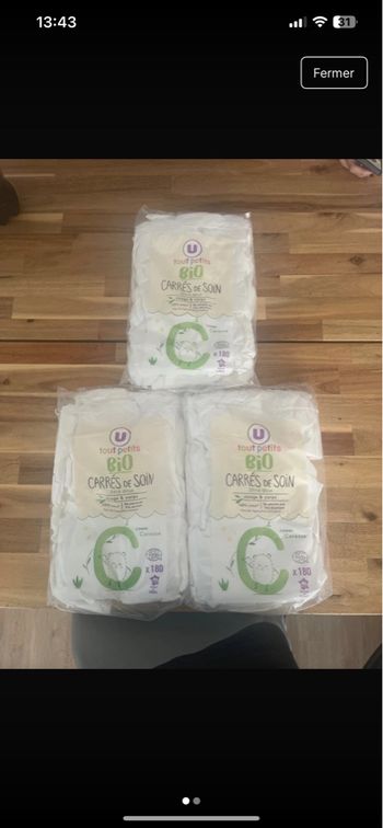 Carré soin bio coton