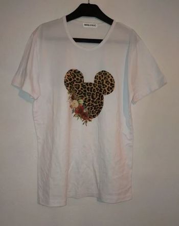 Tee shirt tête Mickey/Minnie