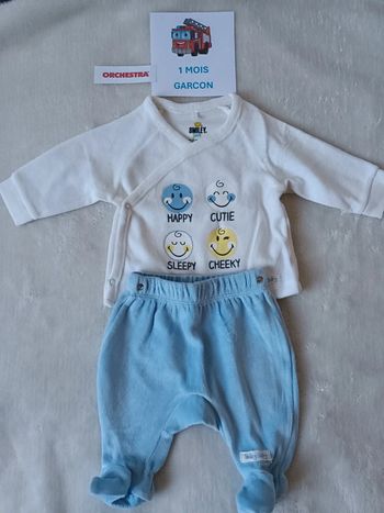 Pyjama 2 pieces 1 mois orchestra