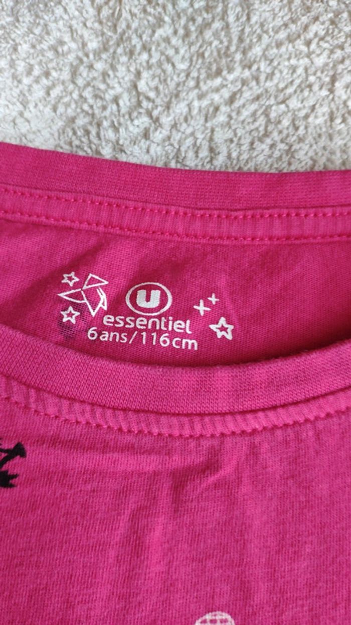 U essentiel 6 ans fushia - photo numéro 2