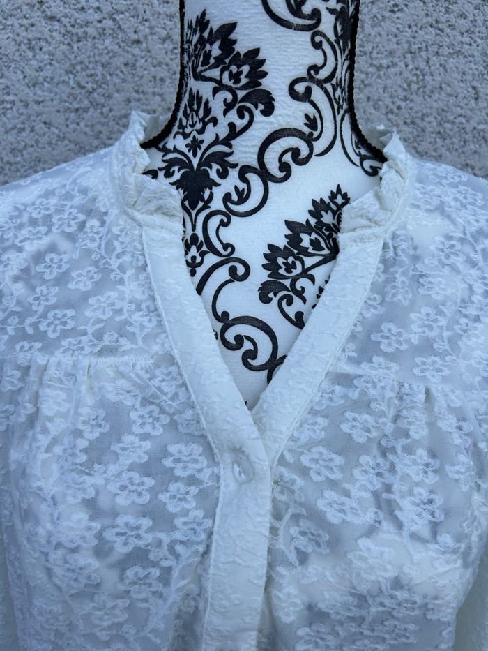 Blouse blanche cache cache - photo numéro 6
